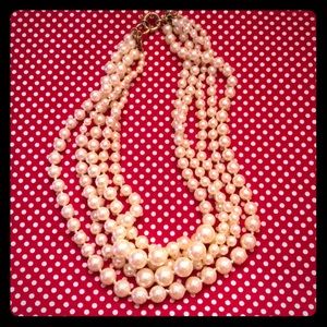 JCrew Pearl Layered Necklace